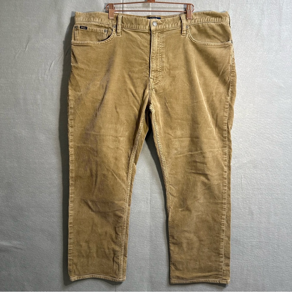 Ralph Lauren Varick Slim Straight men’s 40x32 corduroy pants tan